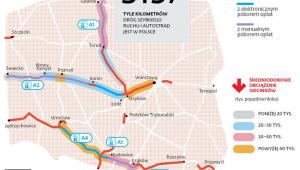 Rośnie ruch na autostradach
