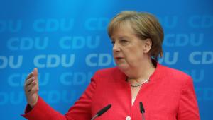 Angela Merkel w czasie konferencji prasowej CDU. Berlin, Niemcy, 18.06.2018